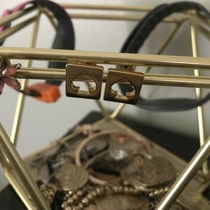 Kate Spade Hole Punch Spade Cutout Earrings